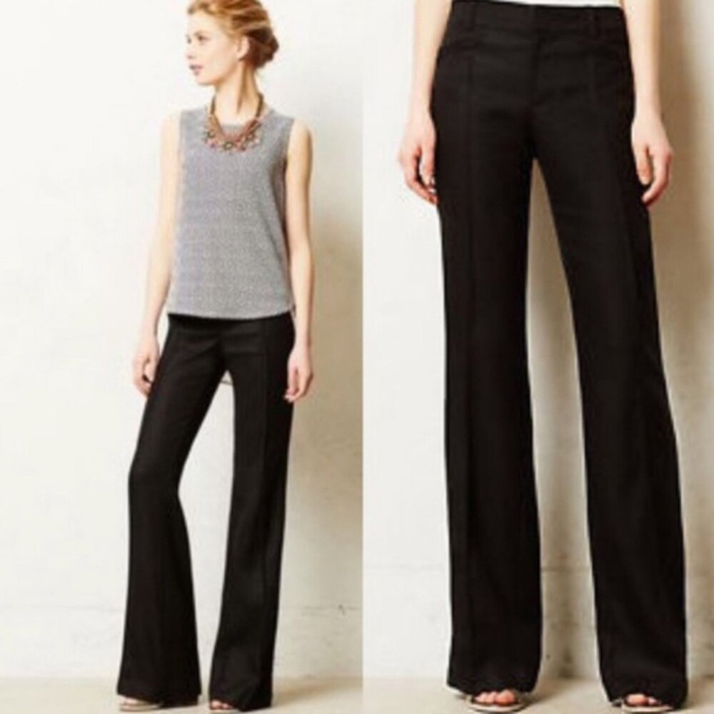 Anthropologie Elevenses Brighton Wide-Leg Pants